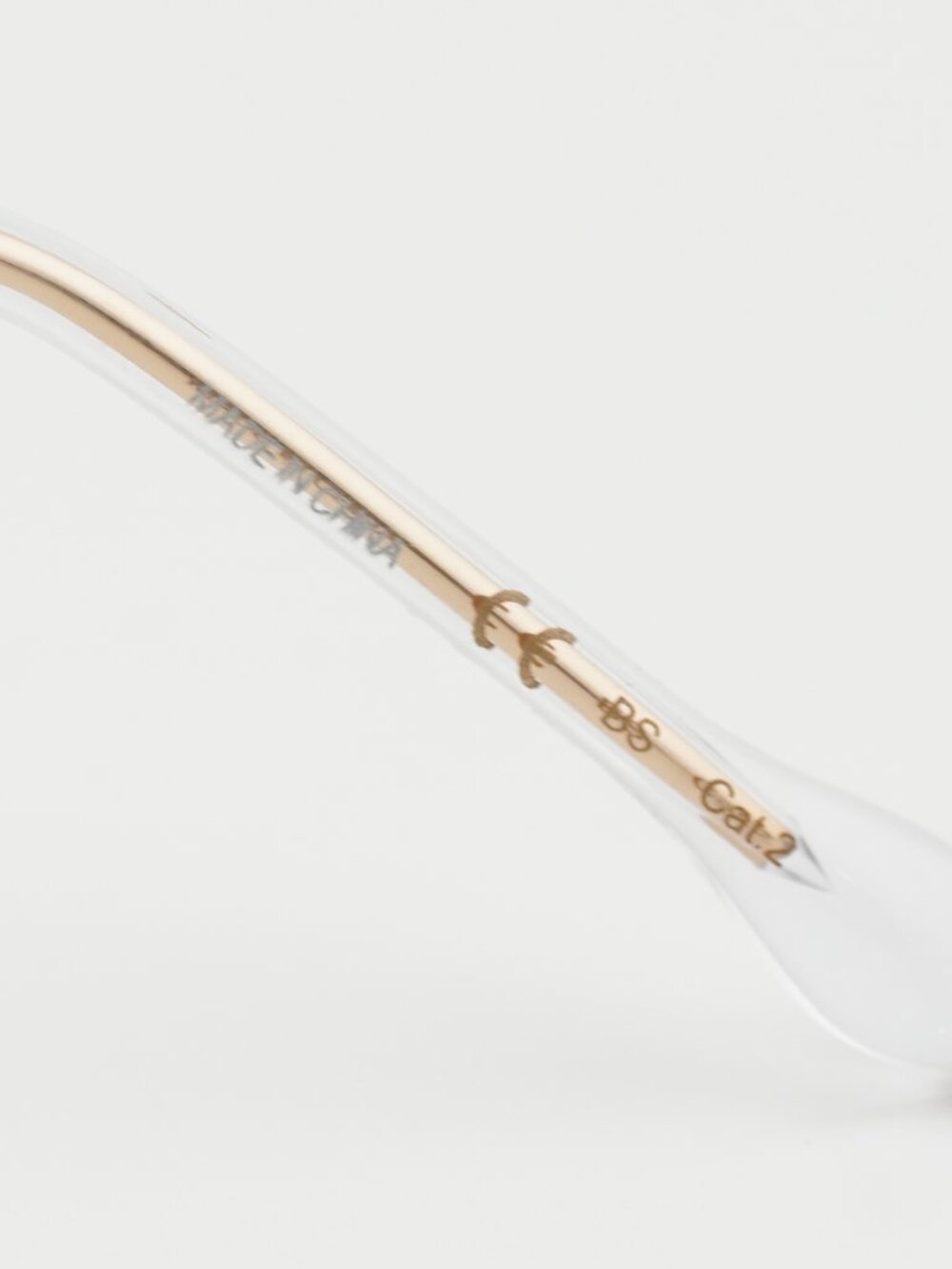 Isabel Marant IM 0118/S 0000 FF Sunglasses Gold Square Frame, Grey Lenses - Picture 8 of 9